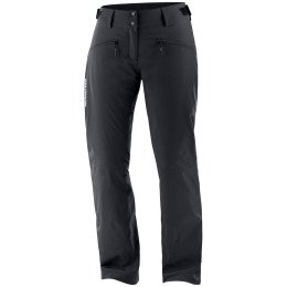 Damen-Skihose Salomon Edge Pant W schwarz DEEP BLACK