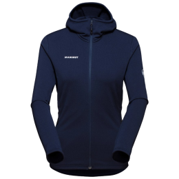 Damen-Sweatshirt Mammut Aconcagua Light ML Hooded Jacket Women dunkelblau marine