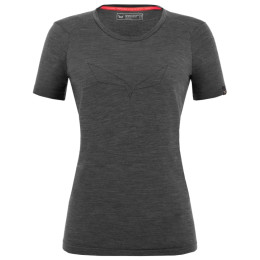 Damen-Funktionsshirt Salewa Pure Eagle Amr W Smles Tshirt. dunkelgrau Black Out