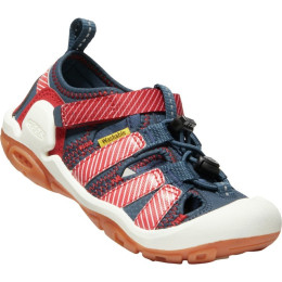 Kindersandalen Keen Knotch Creek Children blau/rot navy/stripes