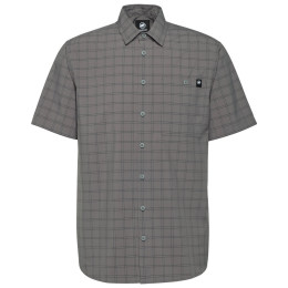 Herrenhemd Mammut Lenni Shirt grau steel-black 00722