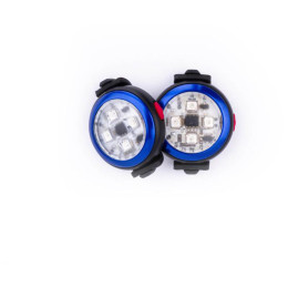 Hundelicht Curli Luumi Safety LED Lights rechargeable blau blue