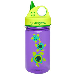 Kindertrinkflasche Nalgene Grip-n-Gulp gelb/lila Purple w/Sea Turtles