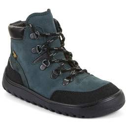 Kinder-Barfußschuhe für das ganze Jahr Frodo Barefoot Up Trail Tex Petroleum grün/blau petroleum