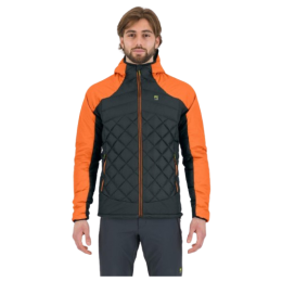 Herrenjacke Karpos Lastei Active Pl.Jkt grau/orange WOODL.GRAY/VIBR.ORANGE