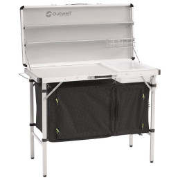 Camping-Küchentisch Outwell Drayton Kitchen Table schwarz/weiß