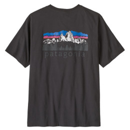 Herren-T-Shirt Patagonia M's Fitz Roy Foothills T-Shirt schwarz Ink Black