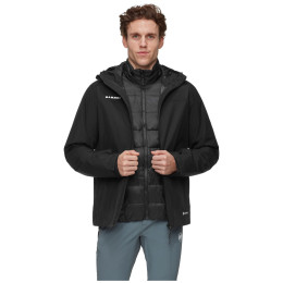 Herrenjacke Mammut Treeline 3 in 1 HS Hooded Jacket Men schwarz black-black 0052