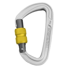 Karabiner Singing Rock Colt Screw grau/gelb