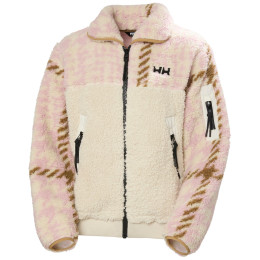 Damen-Fleecejacke Helly Hansen W Moonlit Pile Jacket rosa/weiß 079 Pink Shake Broxburn Plaid