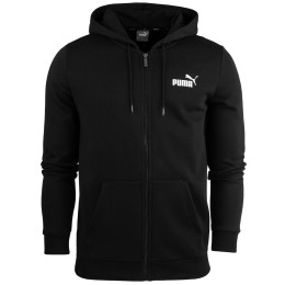 Herren-Sweatshirt Puma ESS Small Logo FZ Hoodie FL schwarz black