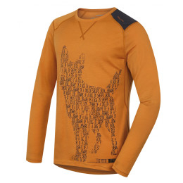 Herren-Funktionsshirt Husky Merino 100 dl. rukáv Dog