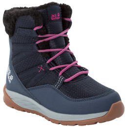 Kinder-Winterschuhe Jack Wolfskin Polar Wolf Texapore High K dunkelblau dark blue / grey