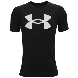 Kinder-T-Shirt Under Armour Tech Big Logo SS schwarz Black / / White