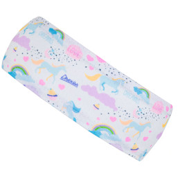 Dětská čelenka Drexiss Ultralight White Unicorns weiß/rosa