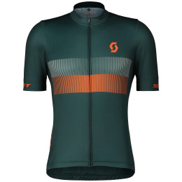 Herren Radtrikot Scott RC Team 10 SS grün/orange aruba green/braze orange