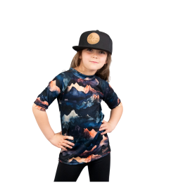Kinder-T-Shirt Drexiss All Alpine Peaks Coolmax