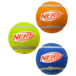 Hundespielzeug Nerf Dog Squeak Tennis Ball 3 pcs