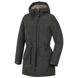 Damen-Winterjacke Hannah Esmail dunkelgrün Thyme
