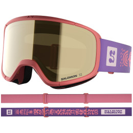 Kinder Skibrille Salomon Rio rosa Sun Kissed Coral