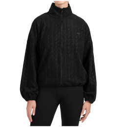 Damen-Sweatshirt 4F Fleece F466 schwarz Deep Black