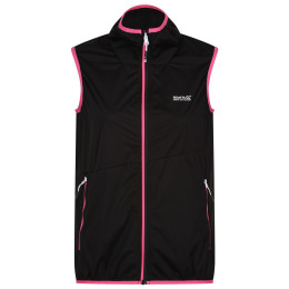 Damenweste Regatta Wmn Lankin B/W II schwarz/rosa Black(Flamingo Pink)