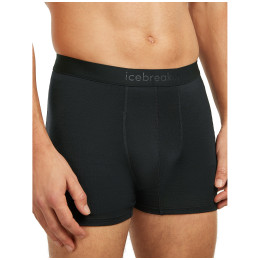 Herren funktionelle Boxershorts Icebreaker Men Merino Blend 125 ZoneKnit™ Boxers schwarz Black
