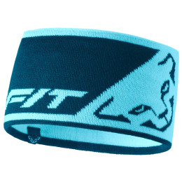 Stirnband Dynafit Leopard Logo Headband hellblau Silvretta/