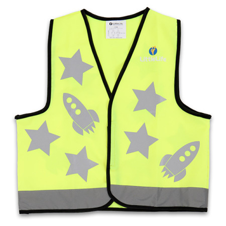 Kinderweste LittleLife Hi-Vis Safety Vest gelb