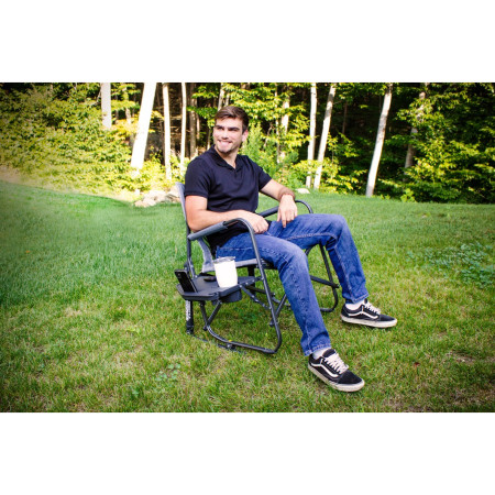 Campingstuhl GCI Freestyle Rocker with Side Table