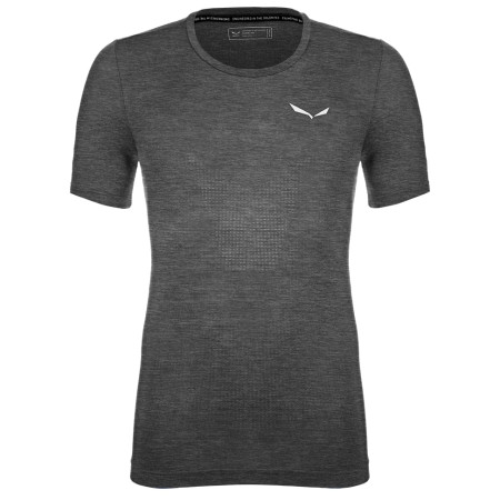 Herren T-Shirt Salewa Pedroc Amr M Seamless T-Shirt dunkelgrau Black Out