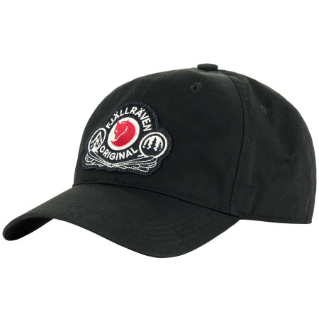 Baseballmütze Fjällräven Classic Badge Cap schwarz Black