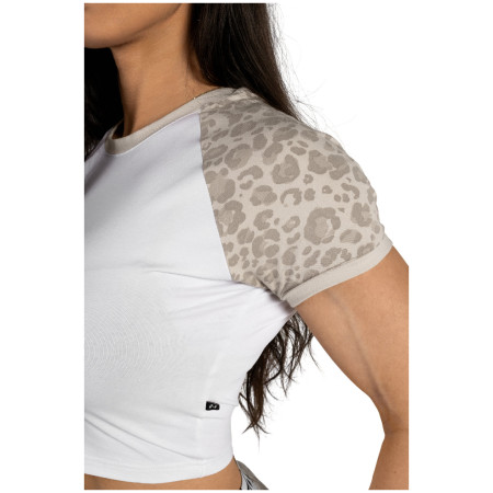 Damen-T-Shirt Nebbia Crop Top Leopard '97 Primal