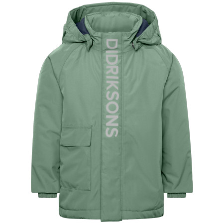 Kinder Winterjacke Didriksons Talvi Kids Jkt 2 Dark Moss dunkelgrün Dark Moss
