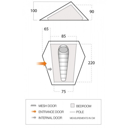 Wanderzelt Vango Heddon 100