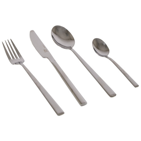 Besteckset Bo-Camp Cutlery set 4 pcs silber Silver