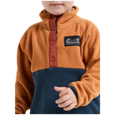 Kinder-Sweatshirt Didriksons Monte Kids Half Bu 6 Almond Tree