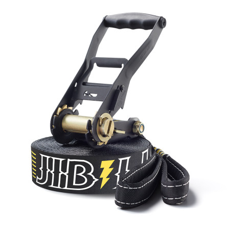 Slackline Gibbon Jibline Treewear Set schwarz Black/White