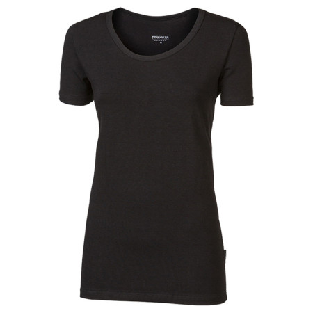 Damen-T-Shirt Progress Bambus Original schwarz černá