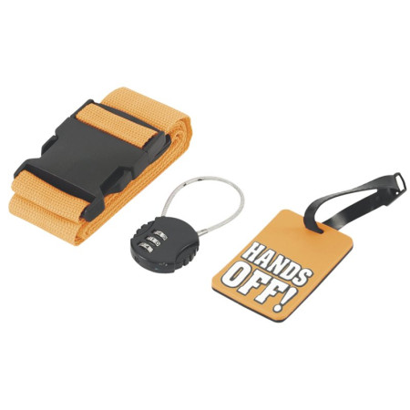 Gepäckschloss Easy Camp Security Pack schwarz