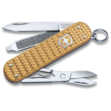 Klappmesser Victorinox Classic Precious Alox gold Brass Gold
