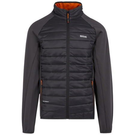 Herrenjacke Regatta Clumber IV Hybrid orange/schwarz Ash(Fox)