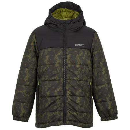 Kinder Winterjacke Regatta Lofthouse Black/Distress Camo khaki/schwarz Black/Distress Camo