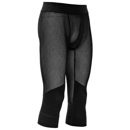 Herren-Funktionsunterhosen Devold Wool Mesh Pro 3/4 Longs Man schwarz Black