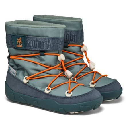 Kinder Winterschuhe Affenzahn Winter Boot Vegan Snowy Bunny grün Bunny