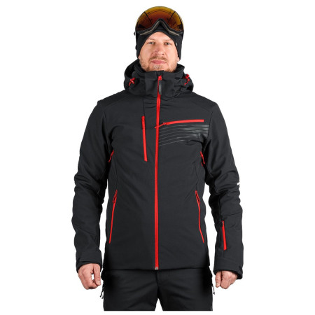Herren Skijacke Northfinder Bartalan schwarz/rot 277blackred