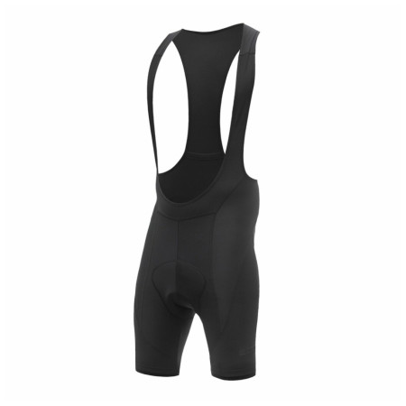 Herren-Radhose Sensor Cyklo Race mit Trägern True Black schwarz True black