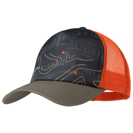 Kinderkappe Buff Trucker Cap Youth grün/rot Suber Multi