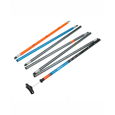 Lawinensonde Ortovox Probe Alu 280 blau/orange Silver