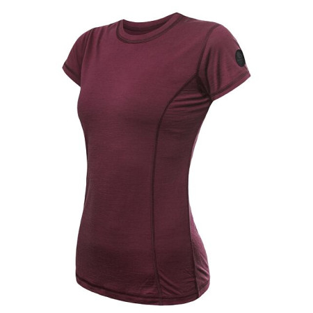 Damen-T-Shirt Sensor Merino Air kr. rukáv rot port red